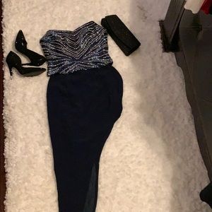 Jovani Bustiers with custom skirt